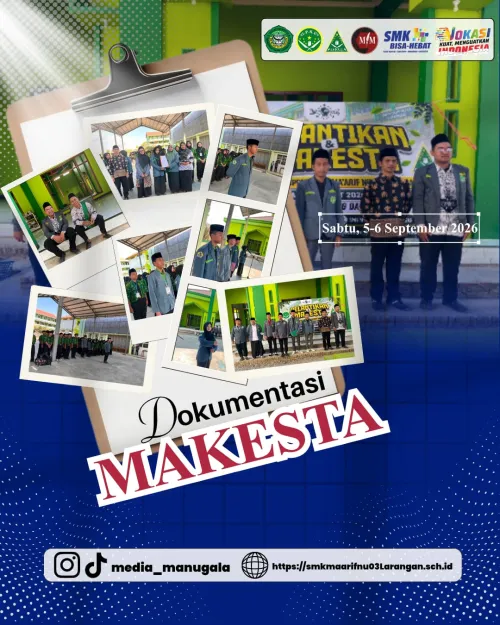 SMK Ma’arif NU 03 Larangan Gelar Pelantikan MAKSESTA