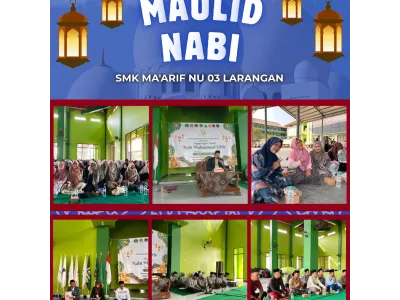 SMK Ma’arif NU 03 Larangan Gelar Peringatan Maulid Nabi Muhammad SAW
