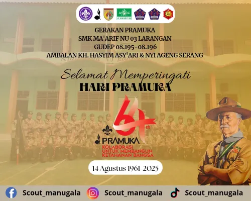 Selamat Hari Pramuka yang ke-64