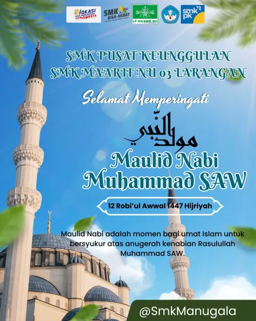 Selamat Memperingati Maulid Nabi Muhammad SAW 1447 H