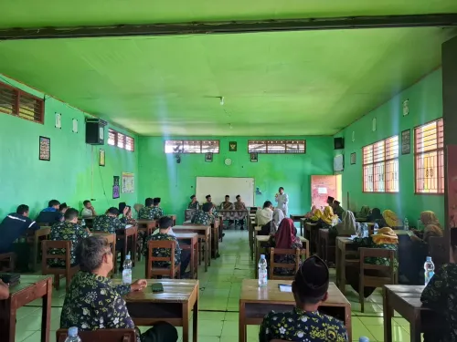 Sosialisasi BSI di SMK Maárif NU 03 Larangan
